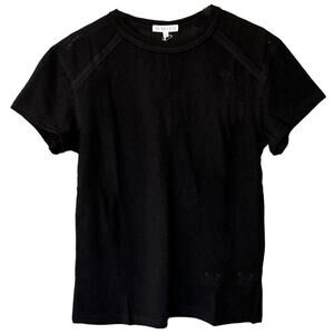 AEMI + CO Junie Tee Black Size L